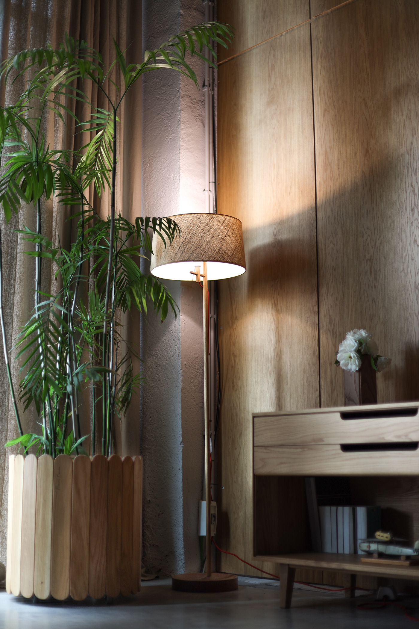 Flowerpot，wooden ，furniture，product design，