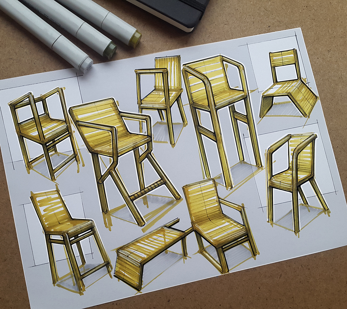 Hand drawn，Reprint，Germany，Marius Kindler，