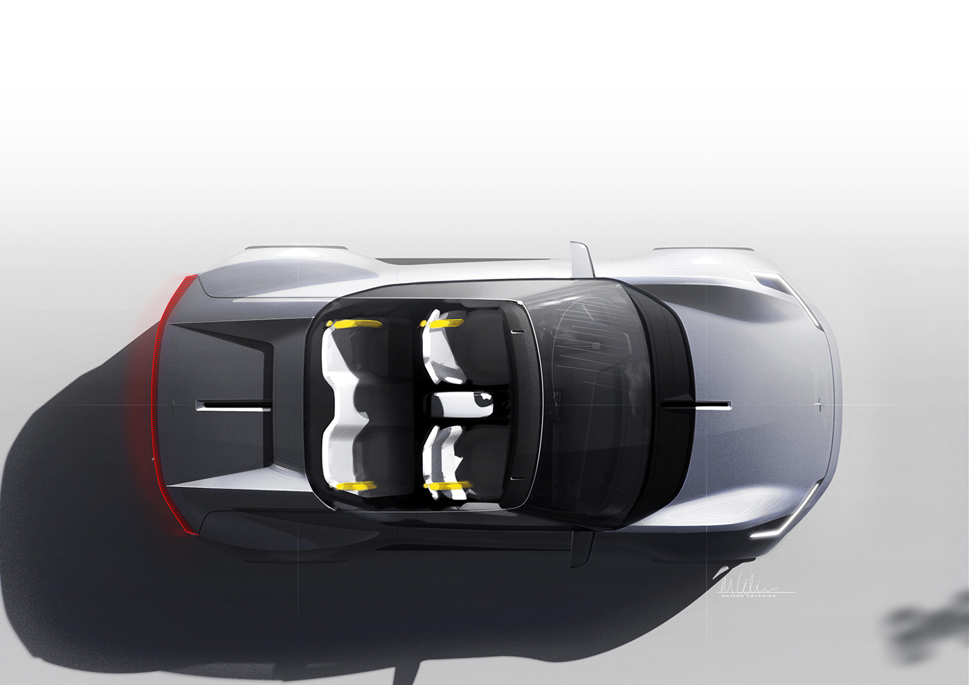 Polaris，automobile，sketch，industrial design，