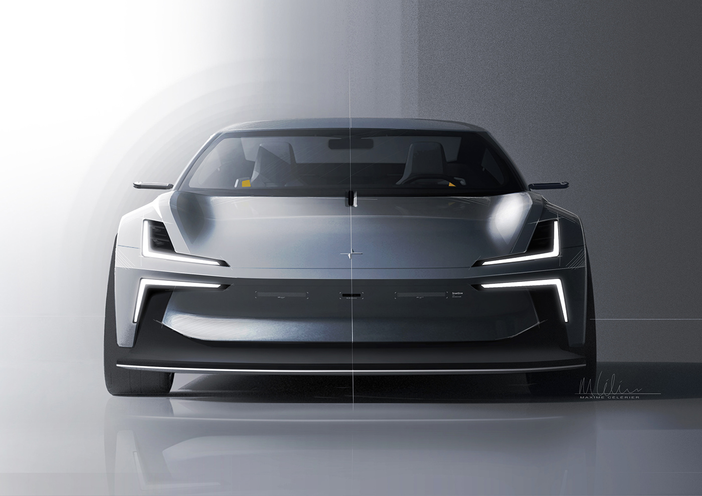 Polaris，automobile，sketch，industrial design，