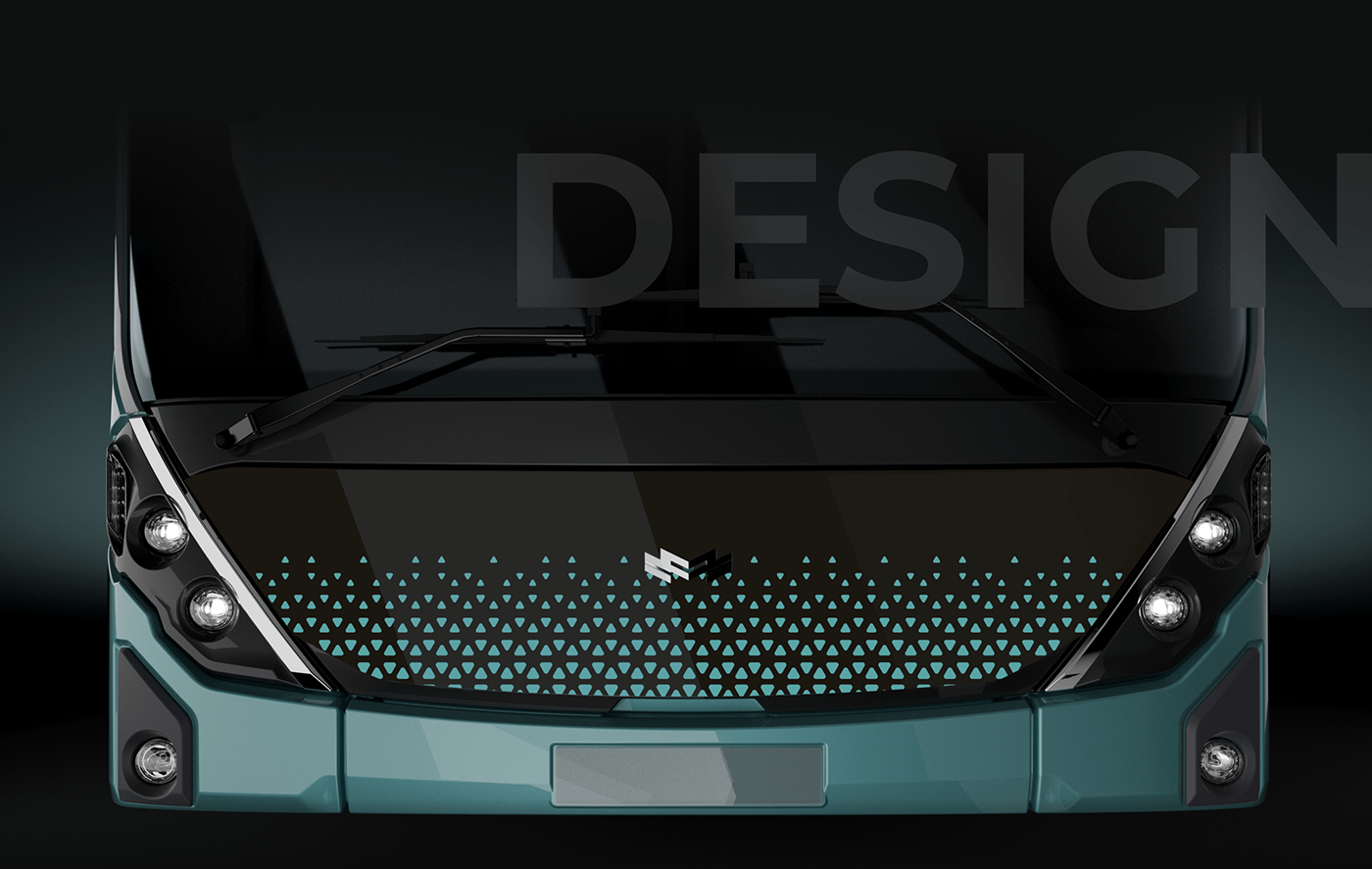 bus，industrial design，traffic，Electric bus，