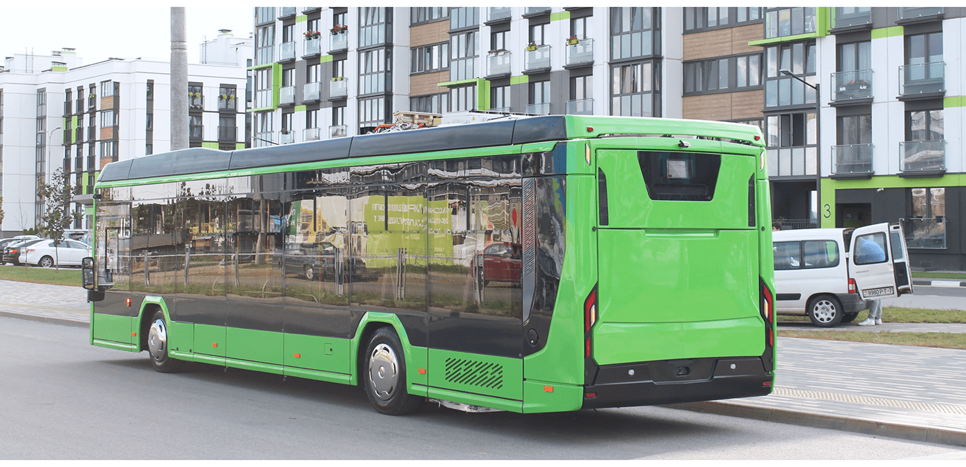 bus，industrial design，traffic，Electric bus，