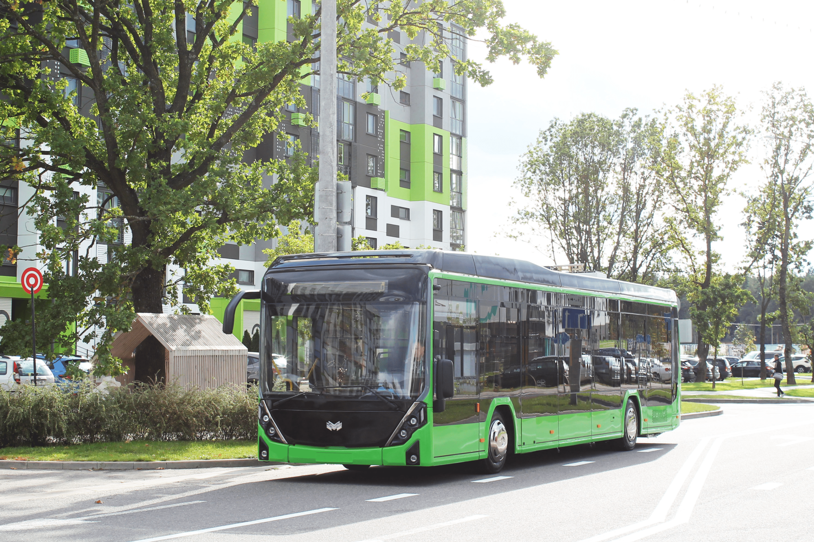 bus，industrial design，traffic，Electric bus，