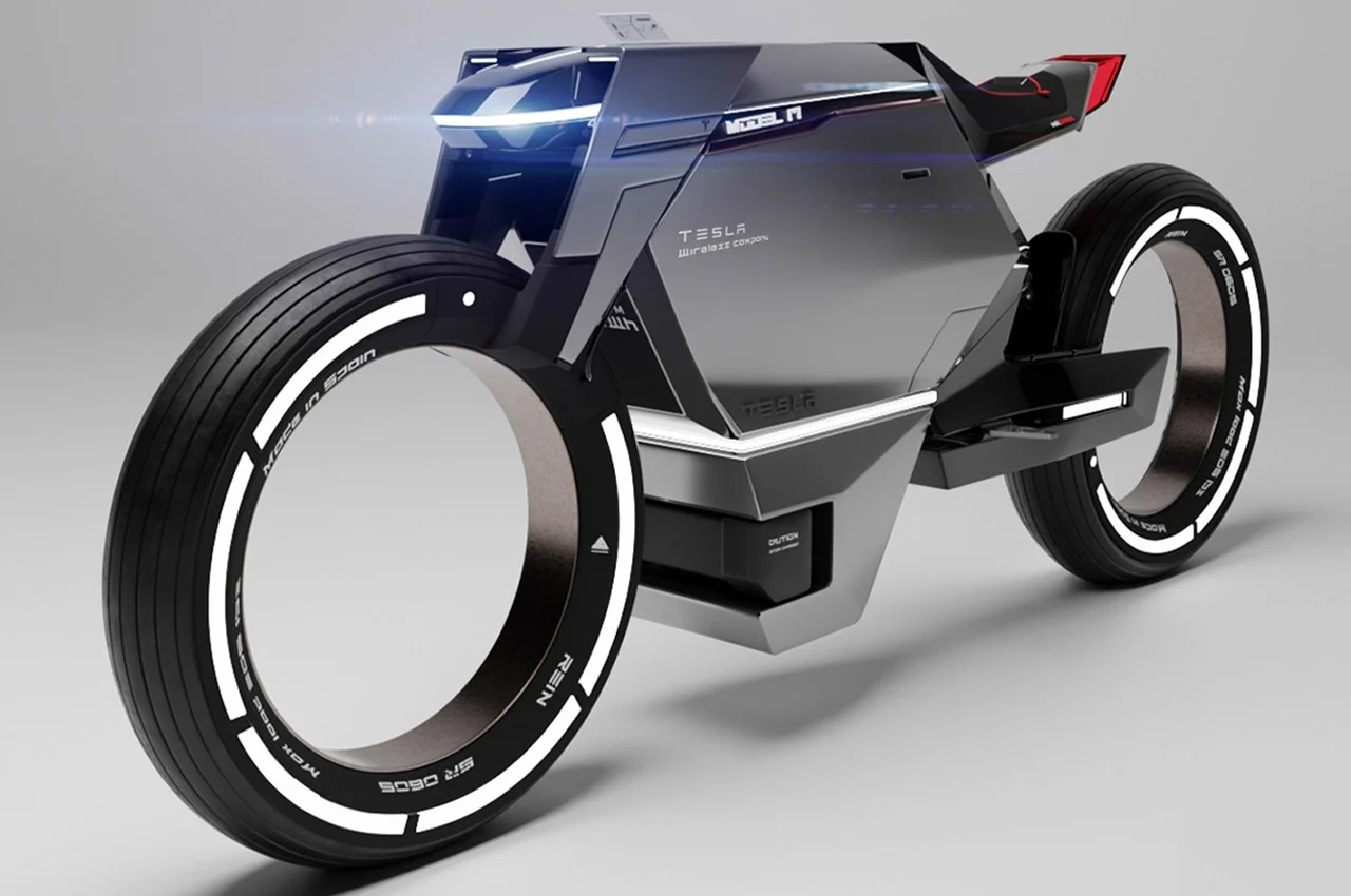 Bicycle，Tesla，Type m，industrial design，Electric motorcycle，