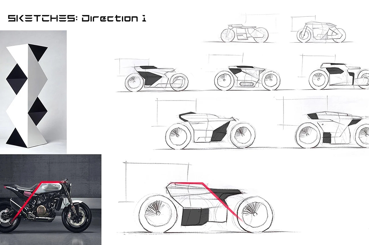 自行车，特斯拉，M 型，工业设计，电动摩托车，