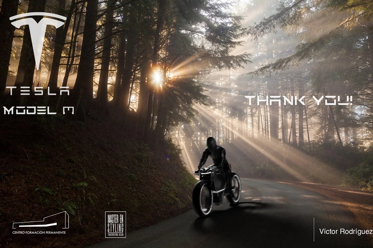 Bicycle，Tesla，Type m，industrial design，Electric motorcycle，