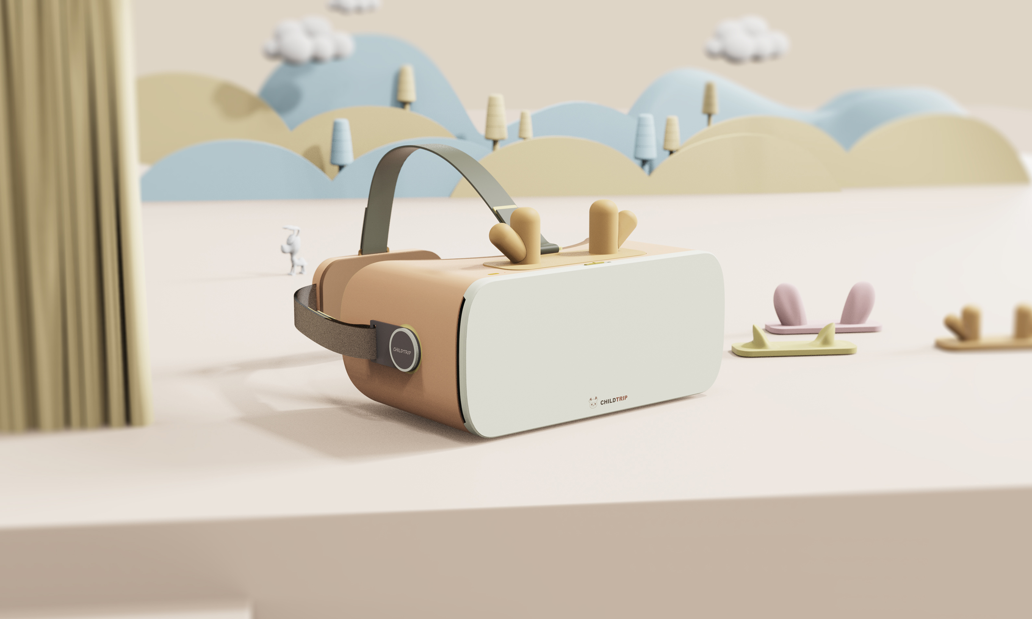 vr，app，Travel，the Imperial Palace，deer，animal，children，lovely，