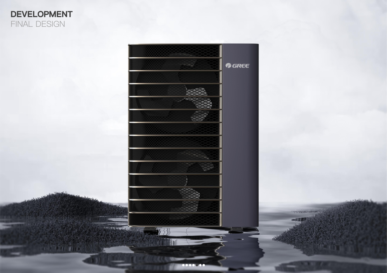 air conditioner，keyshot，rhino，ps，household electrical appliances，industrial design，sheet metal，Scene rendering，