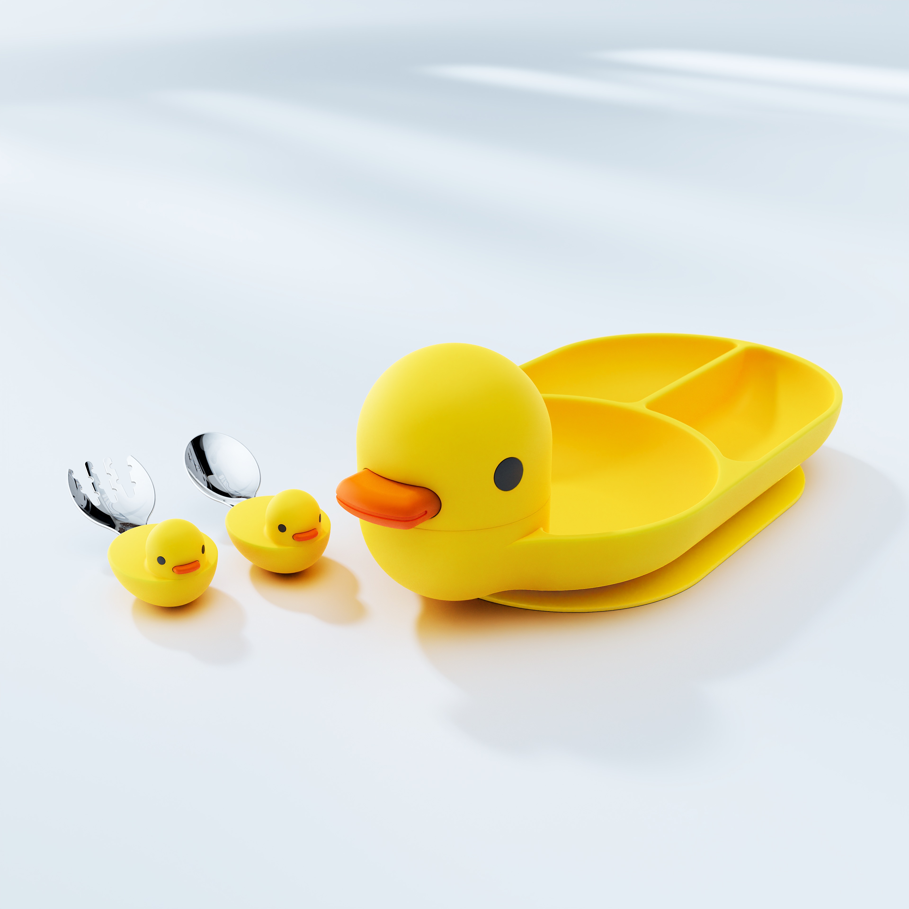 Product rendering，Dinner plate，Mother and baby，silica gel，children，BLENDER，cycles，3d，