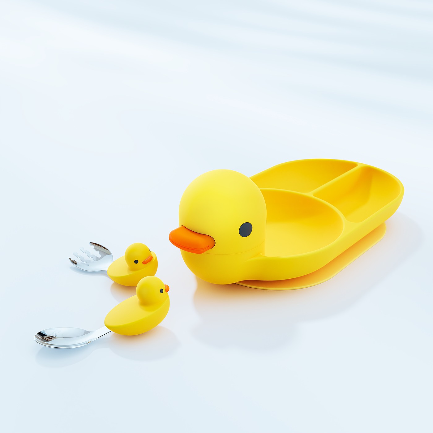 Product rendering，Dinner plate，Mother and baby，silica gel，children，BLENDER，cycles，3d，