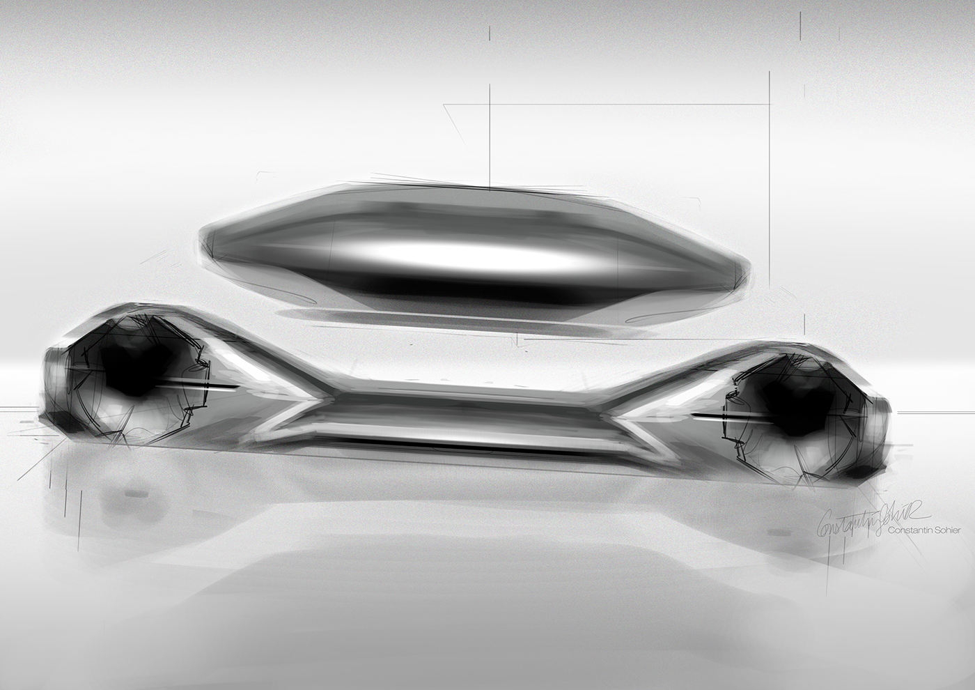 Land Rover，Hand drawn，vehicle，industrial design，