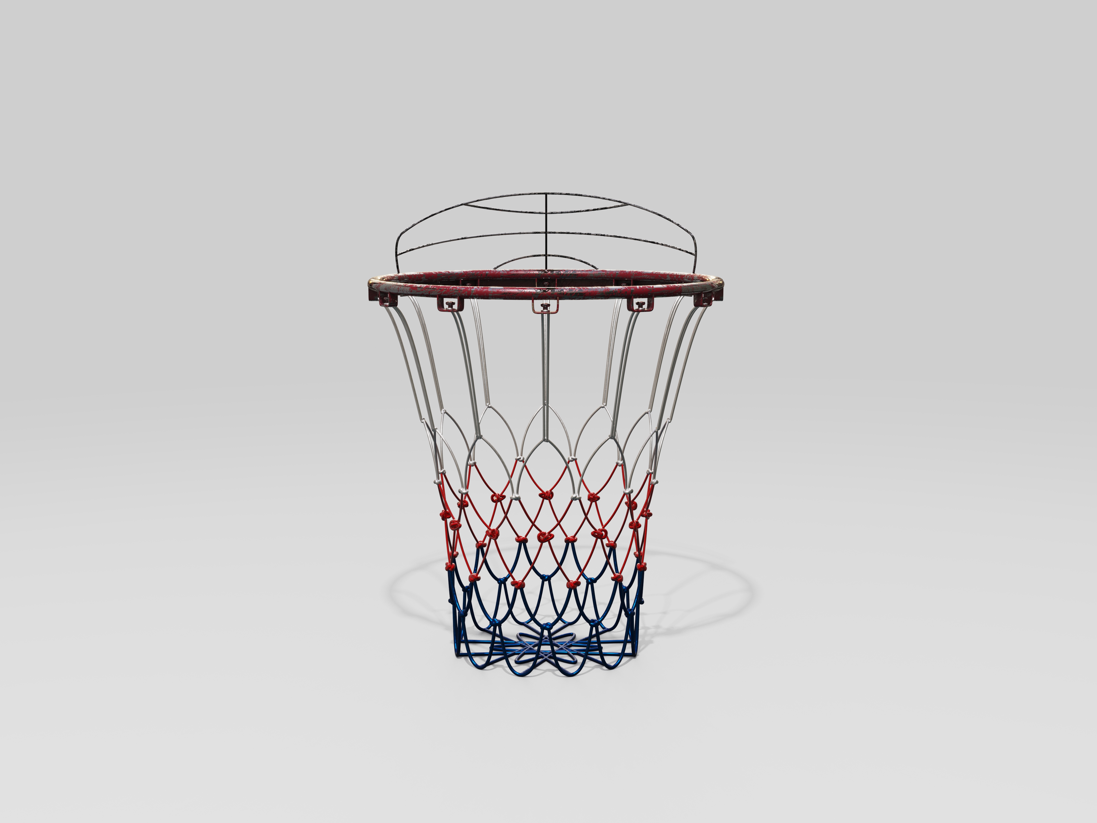 Trash bin, basketball frame，