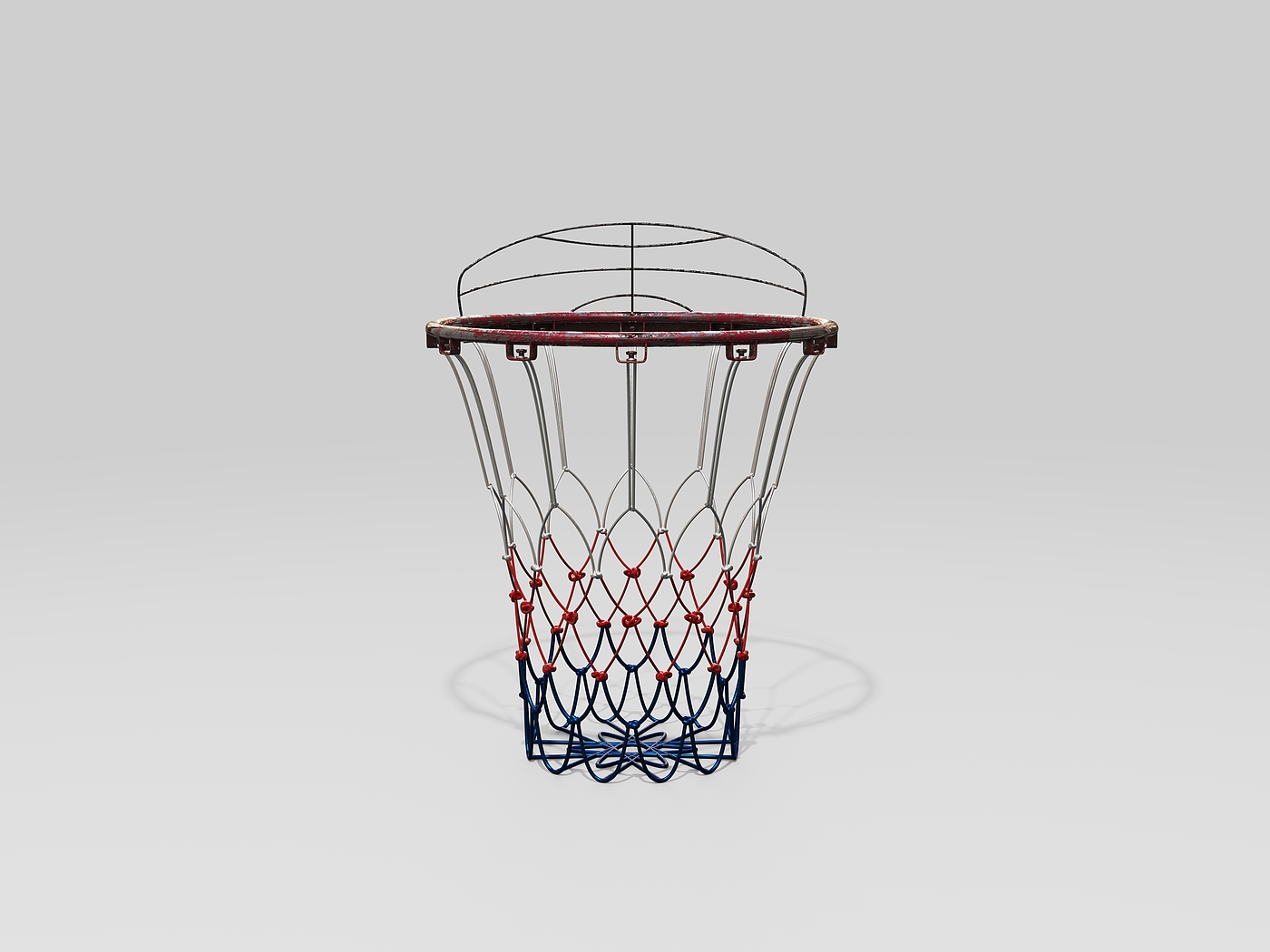 Trash bin, basketball frame，