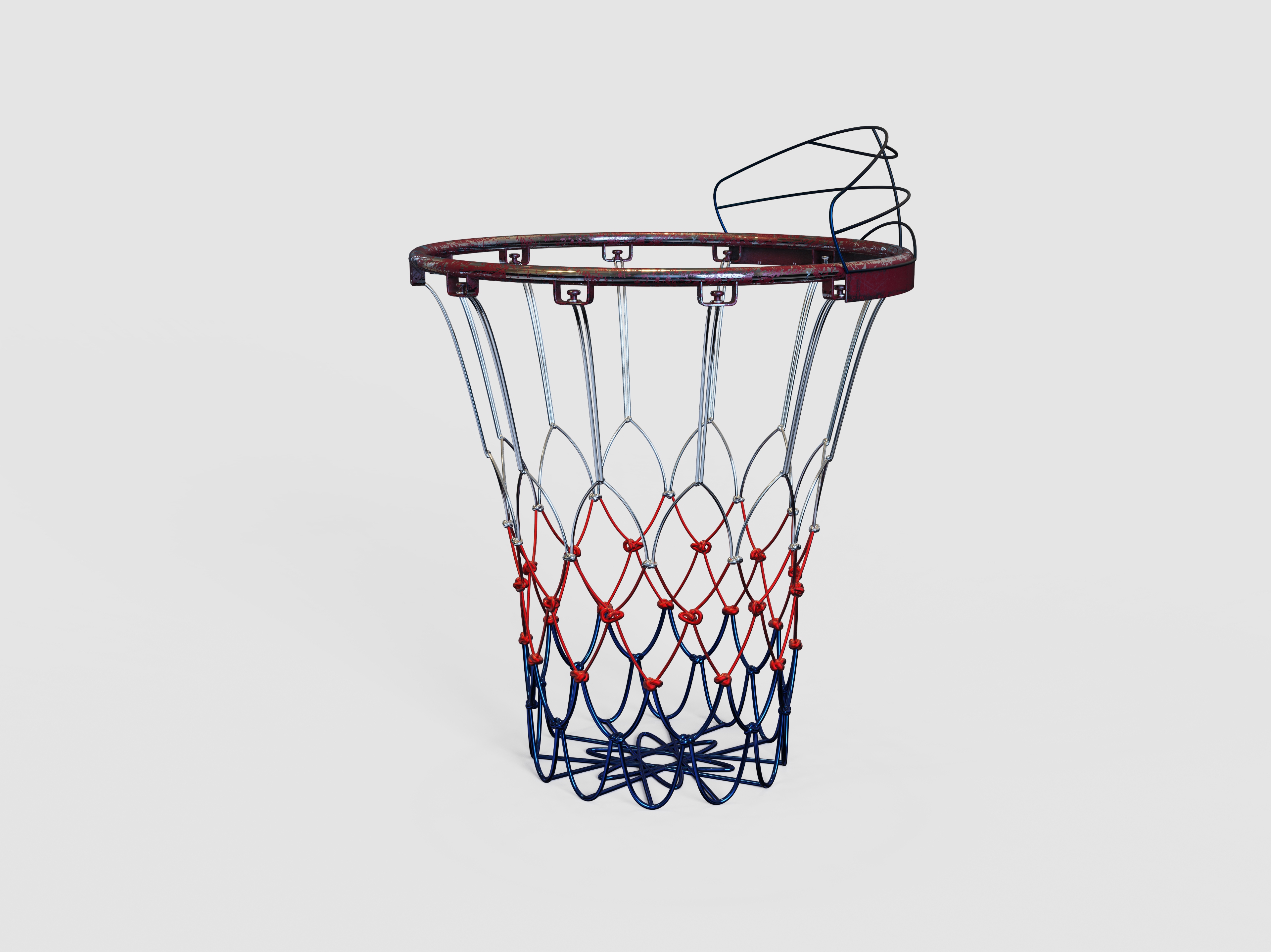 Trash bin, basketball frame，