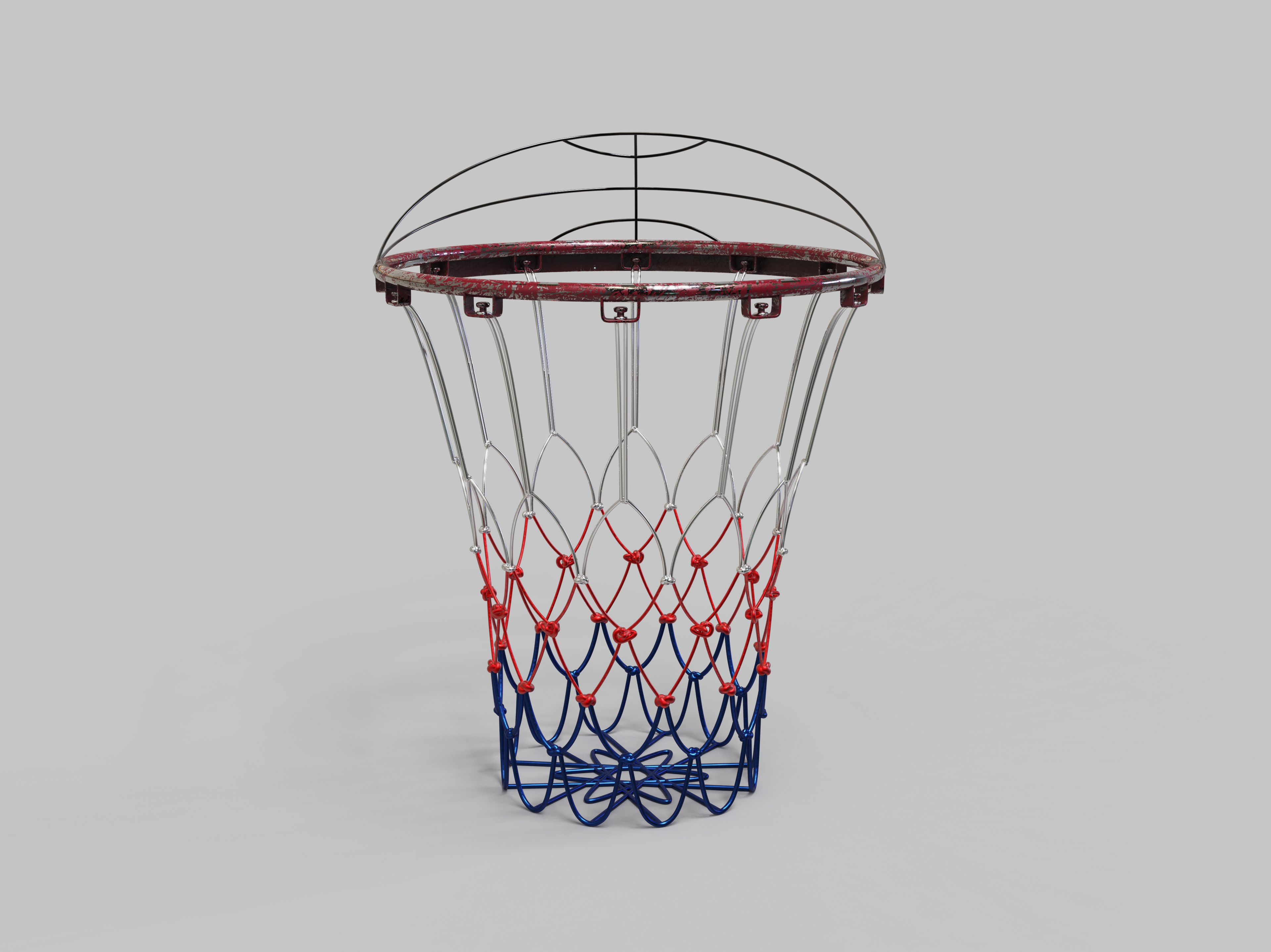 Trash bin, basketball frame，