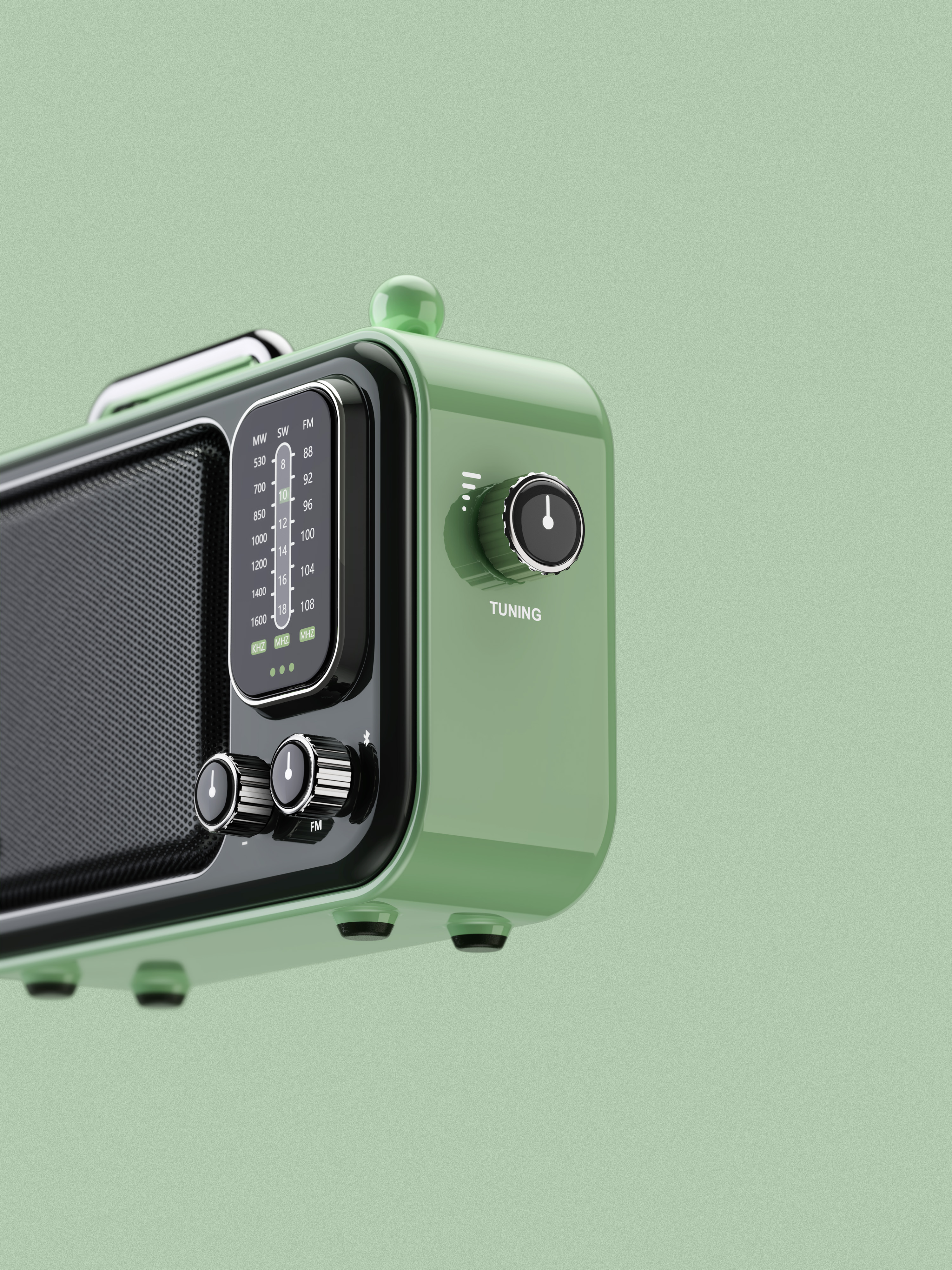 Retro，radio，sound，Digital，Small TV，