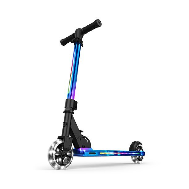 Colorful light scooter，