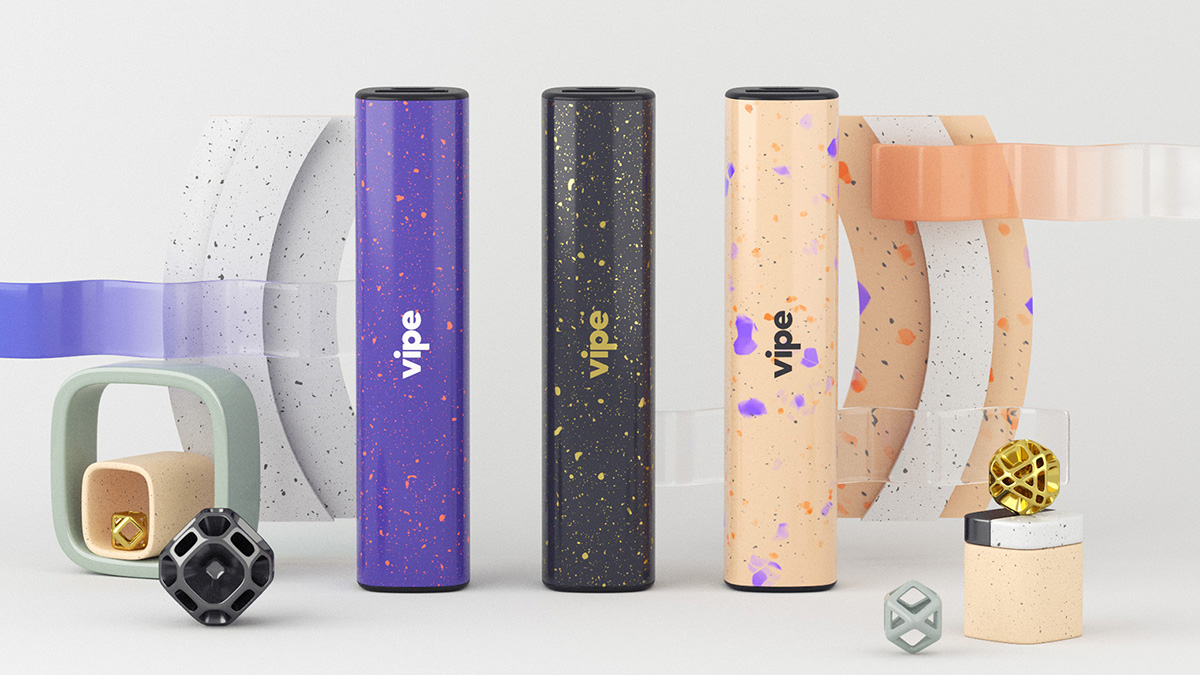 Mobile accessories，VIPE，3d illustration，