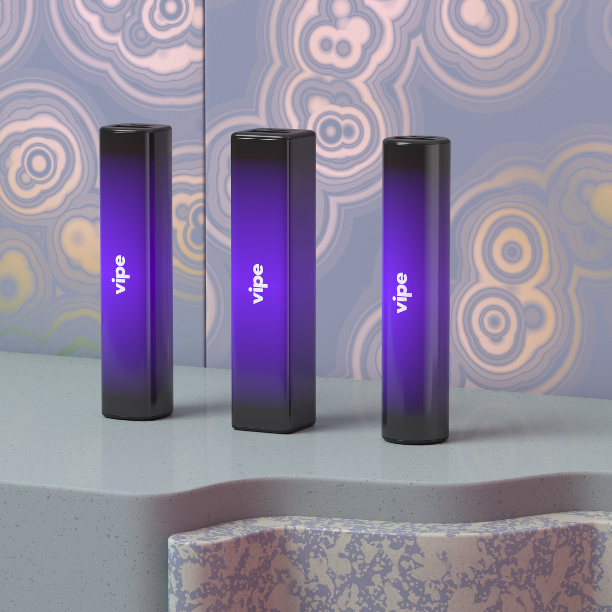 Mobile accessories，VIPE，3d illustration，