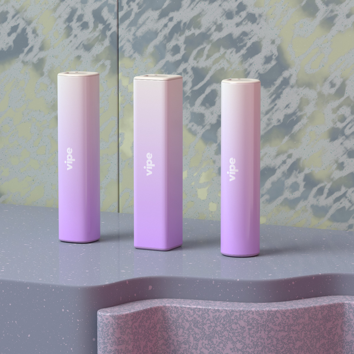 Mobile accessories，VIPE，3d illustration，