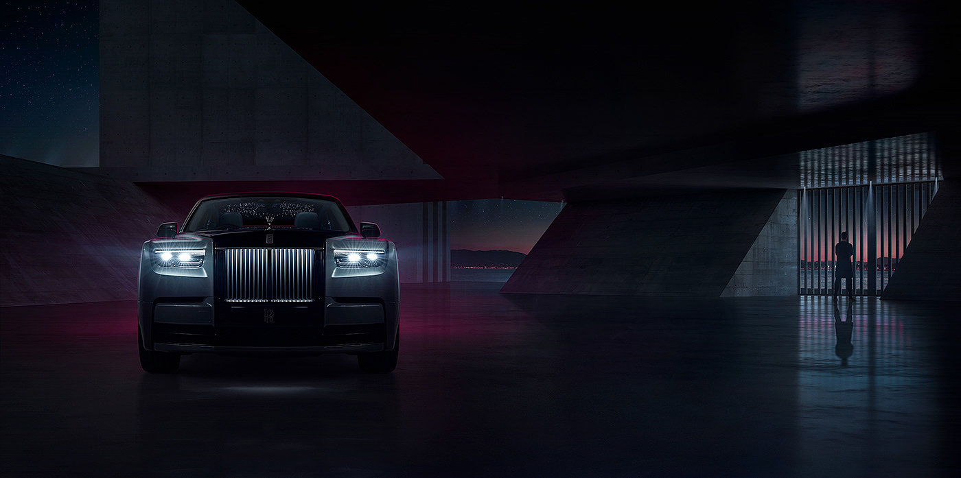 automobile，car，Rolls-Royce，cgi，Automatic driving design，