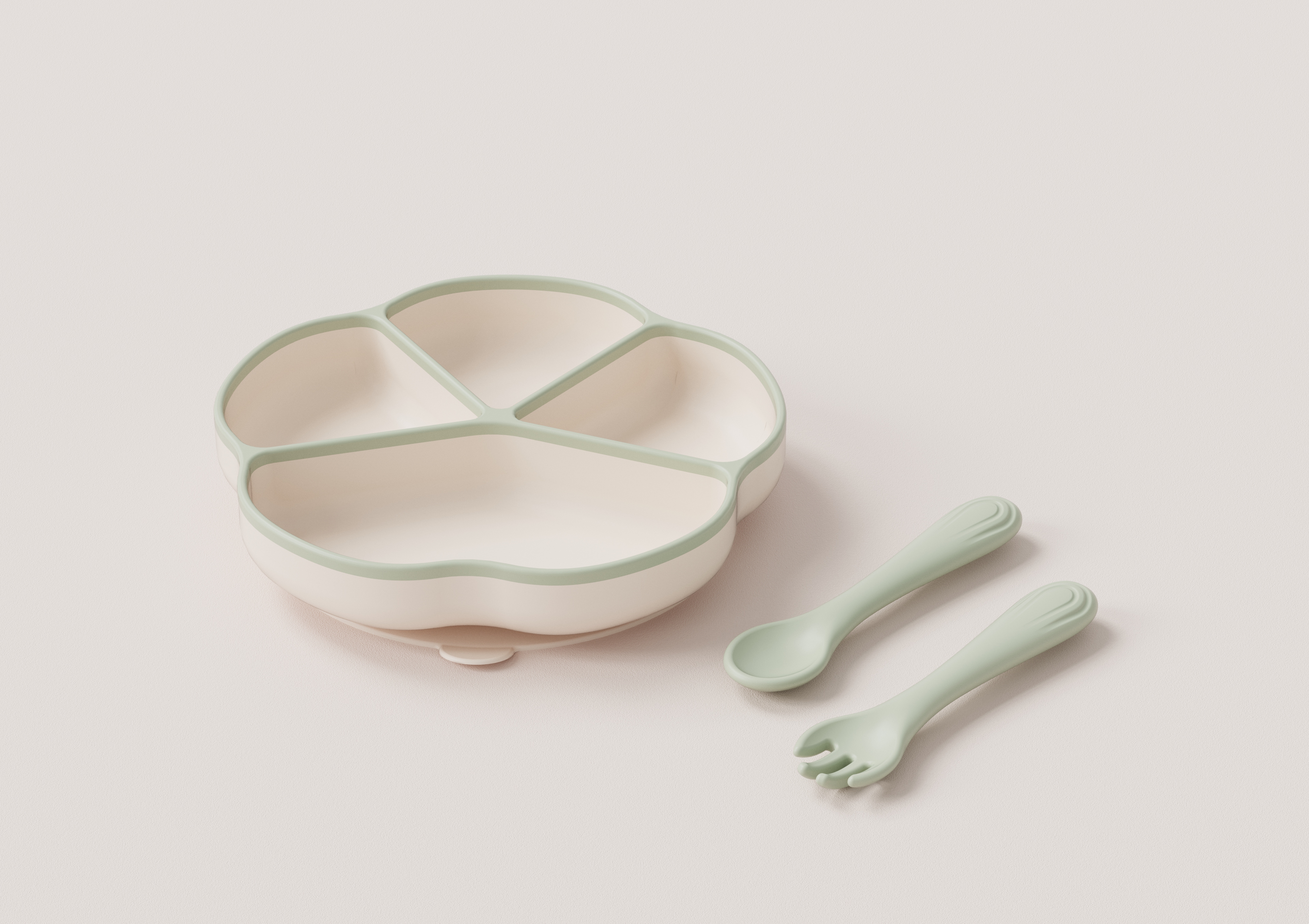 Child mother and baby，Silica gel plate，