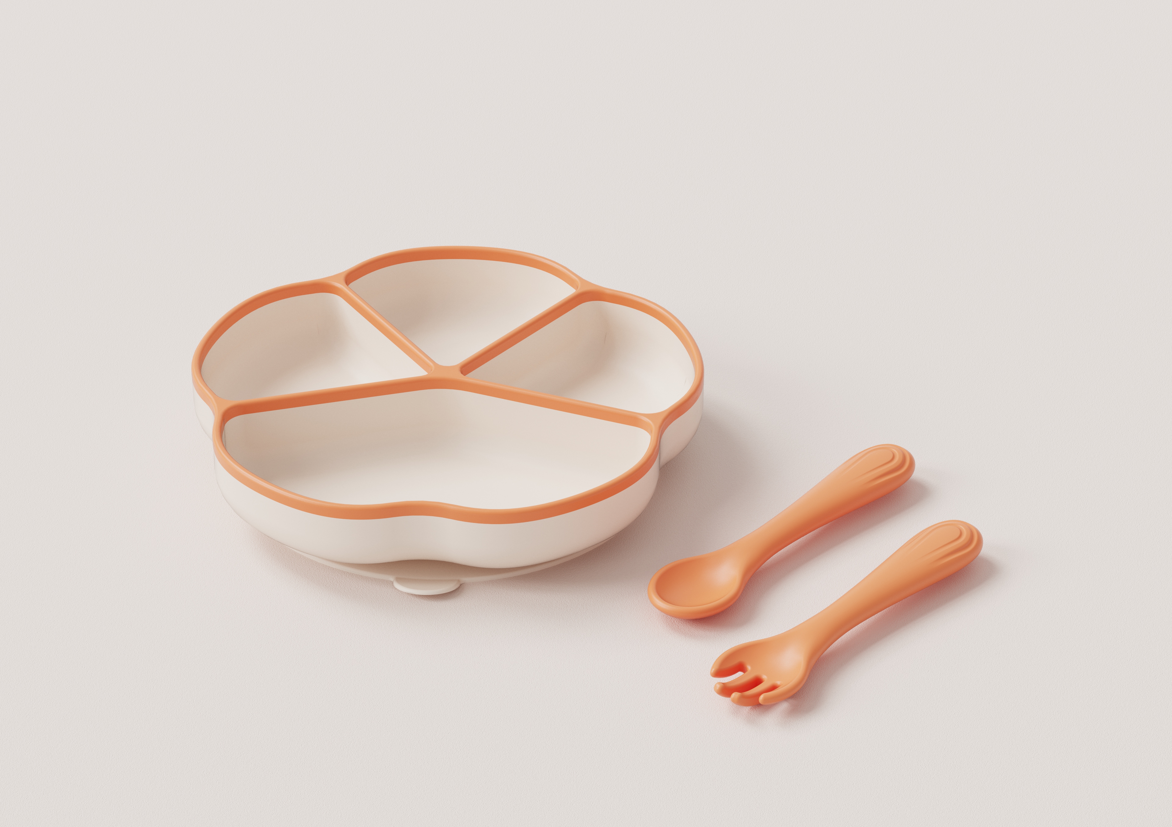 Child mother and baby，Silica gel plate，