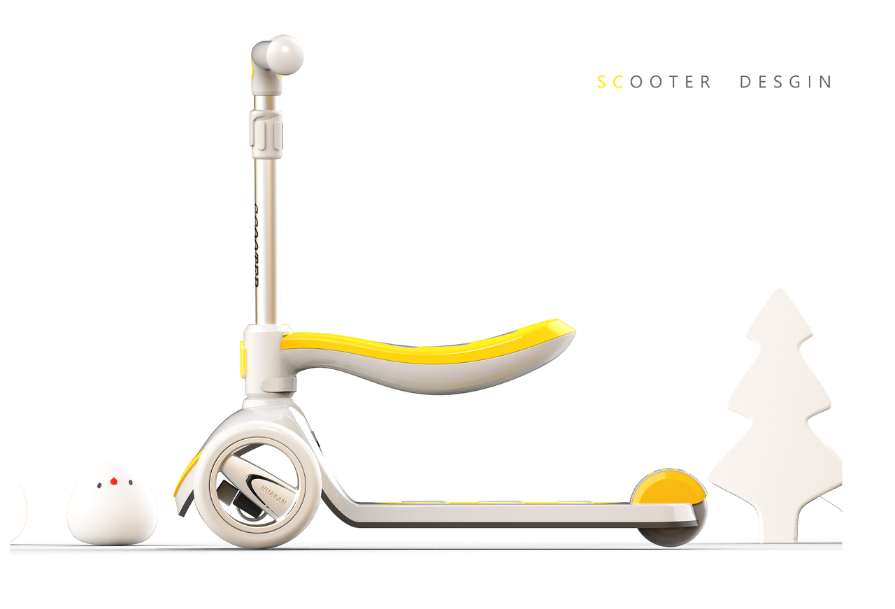 Appearance design，Structural design，Children's scooters，
