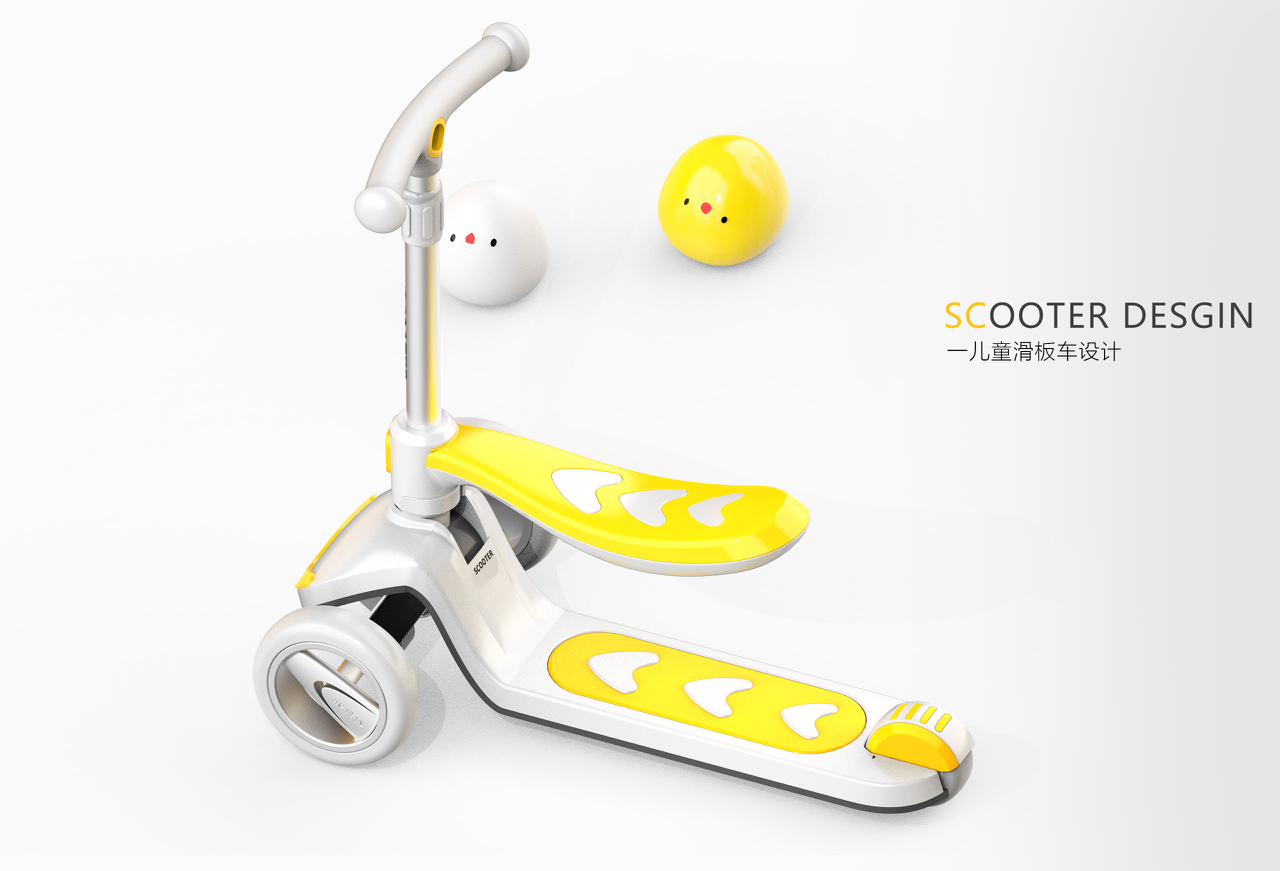 Appearance design，Structural design，Children's scooters，