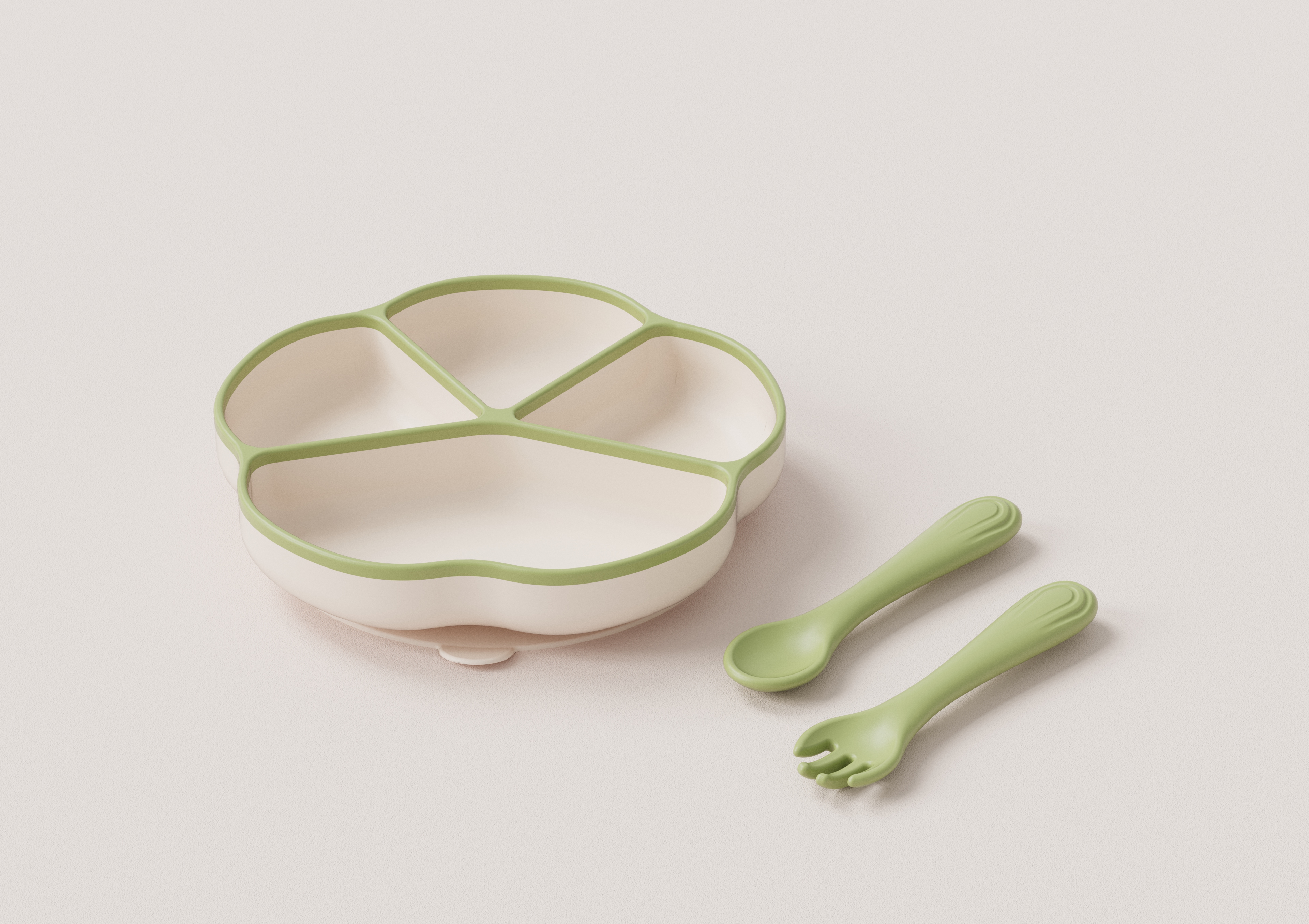 Child mother and baby，Silica gel plate，