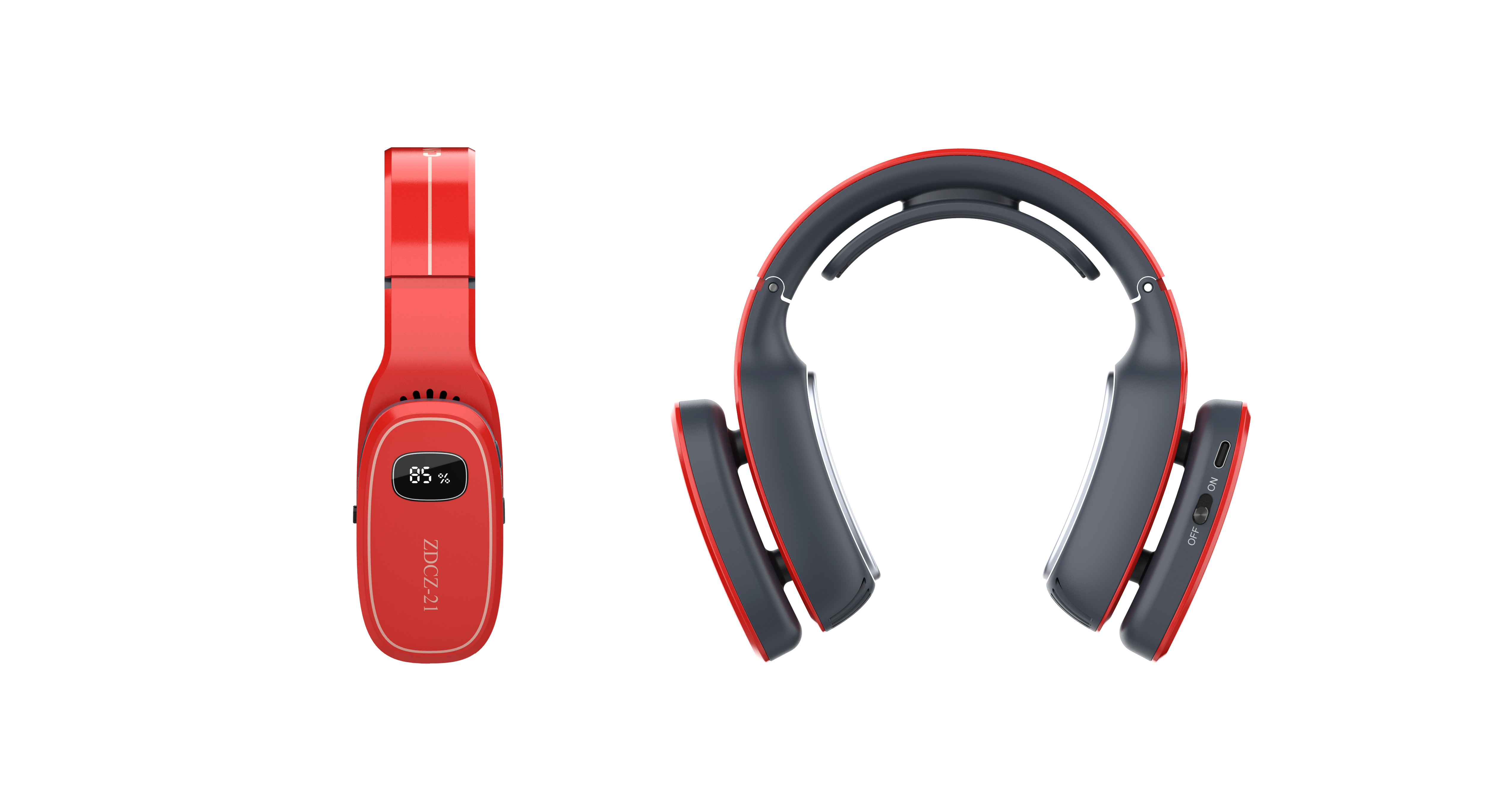 Hanging neck fan，leafless refrigeration neck air conditioner，