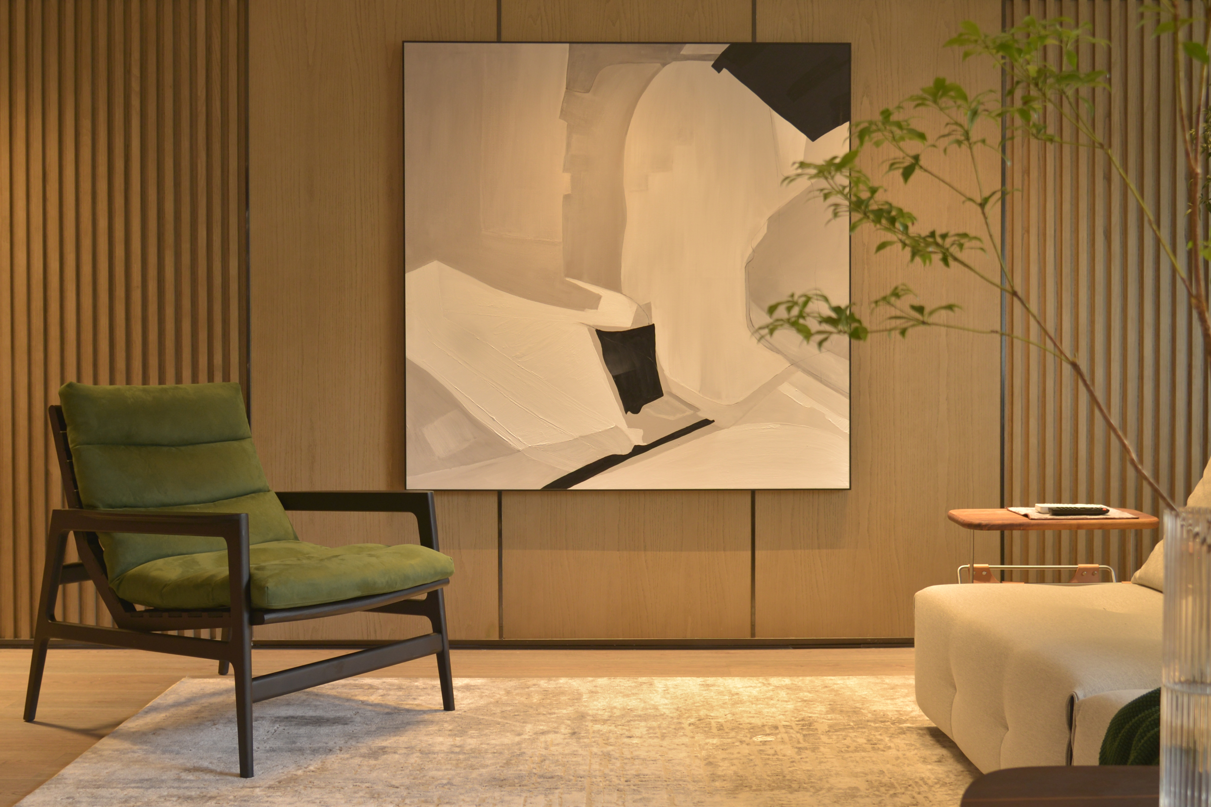 Modern; Plain and elegant; Living room; Dining room; Kitchen; Tea making area，