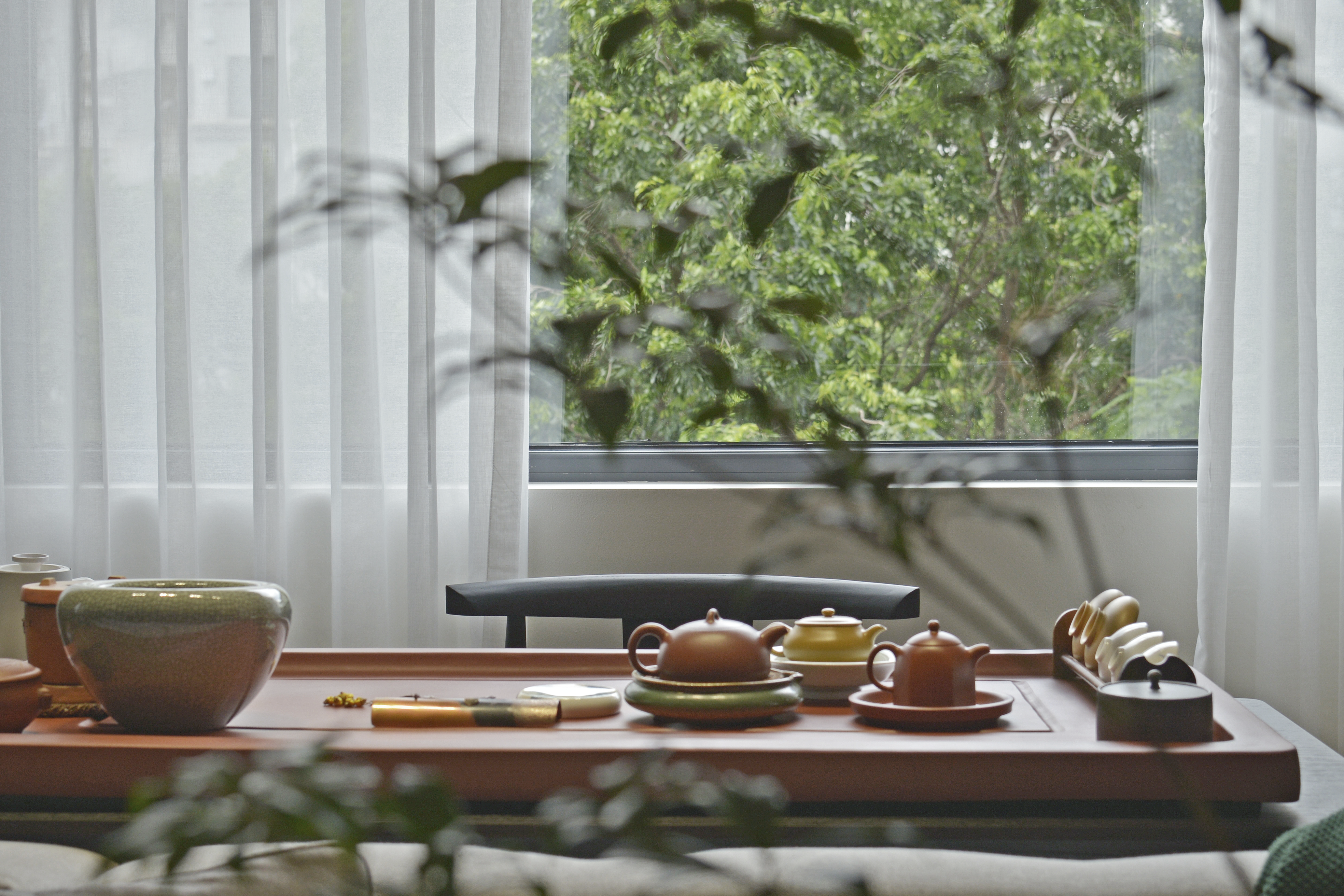 Modern; Plain and elegant; Living room; Dining room; Kitchen; Tea making area，