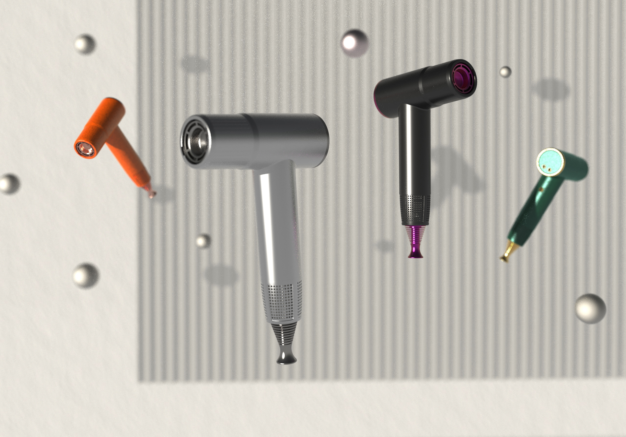 hair drier，High speed hair dryer，Leafless blower，Hairdressing，3C Electronics，