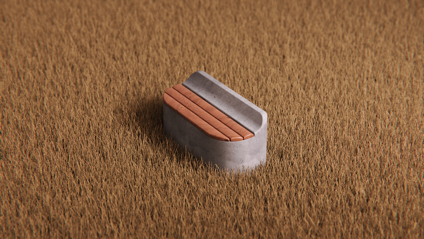 bench，concrete，Bench，seat，industrial design，product design，design，