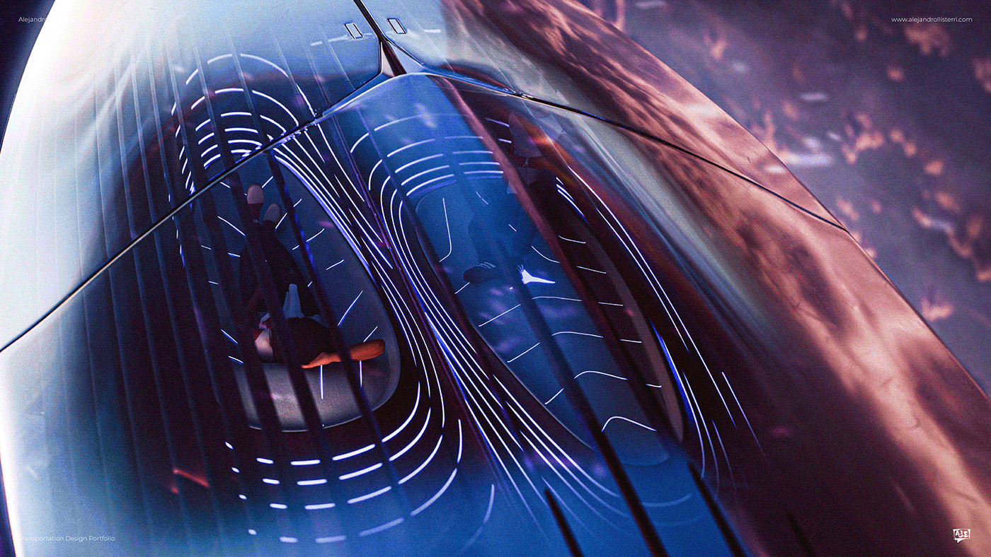 Automatic driving，concept，Conceptual art，Design，Model，ufo，