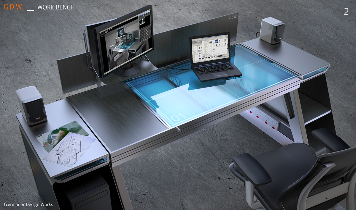 GDW，workbench，product design，industrial design，