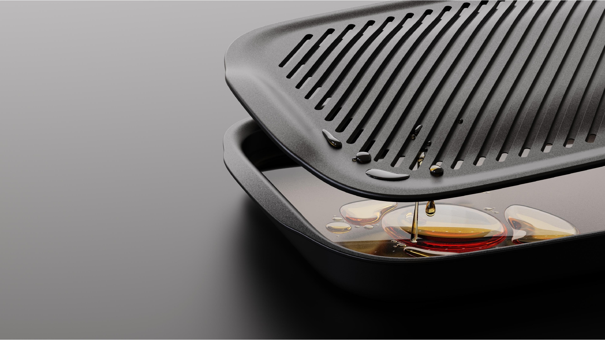 product design，industrial design，sample reels，Keyshot rendering，Barbecue machine，Kitchen supplies，