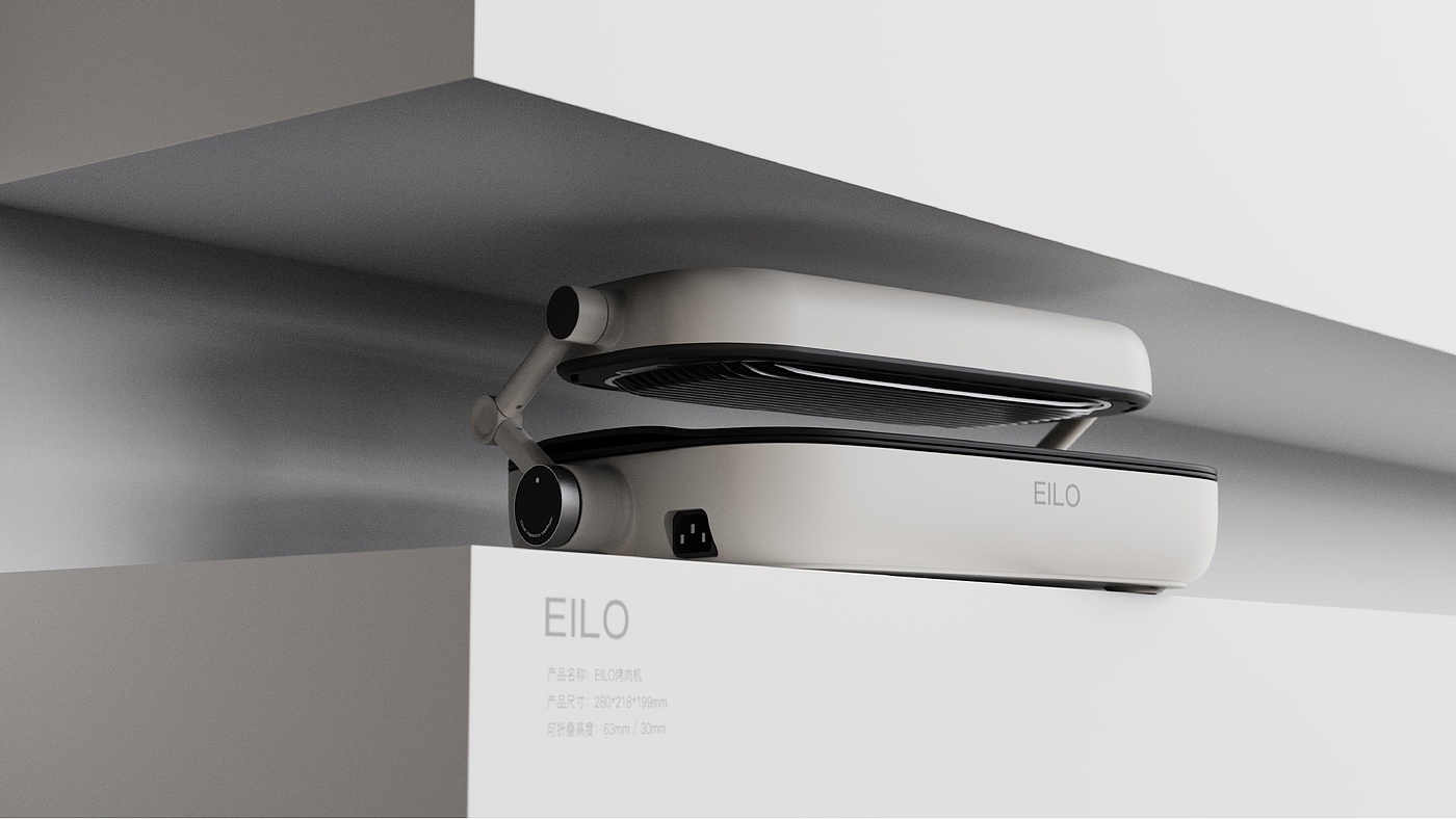 product design，industrial design，sample reels，Keyshot rendering，Barbecue machine，Kitchen supplies，