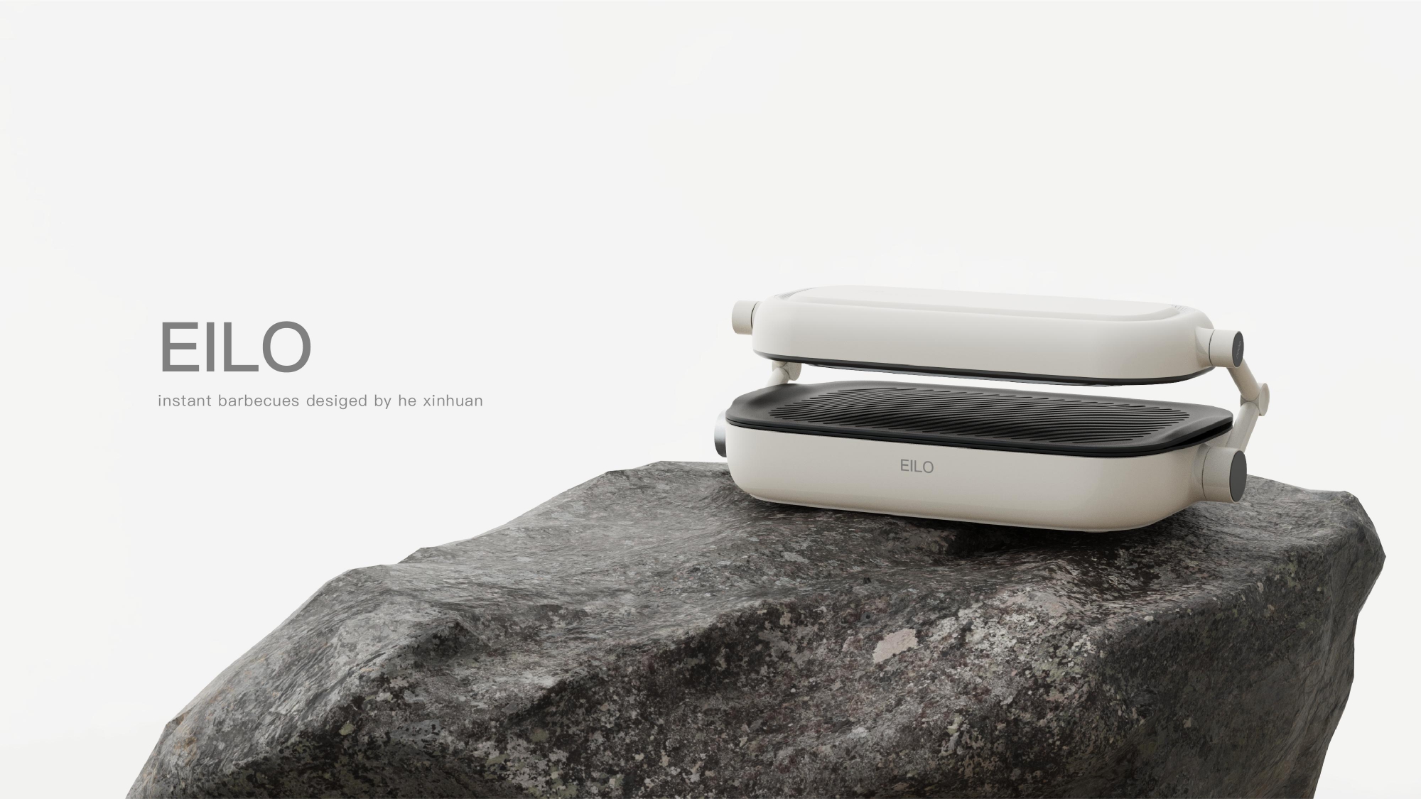 product design，industrial design，sample reels，Keyshot rendering，Barbecue machine，Kitchen supplies，