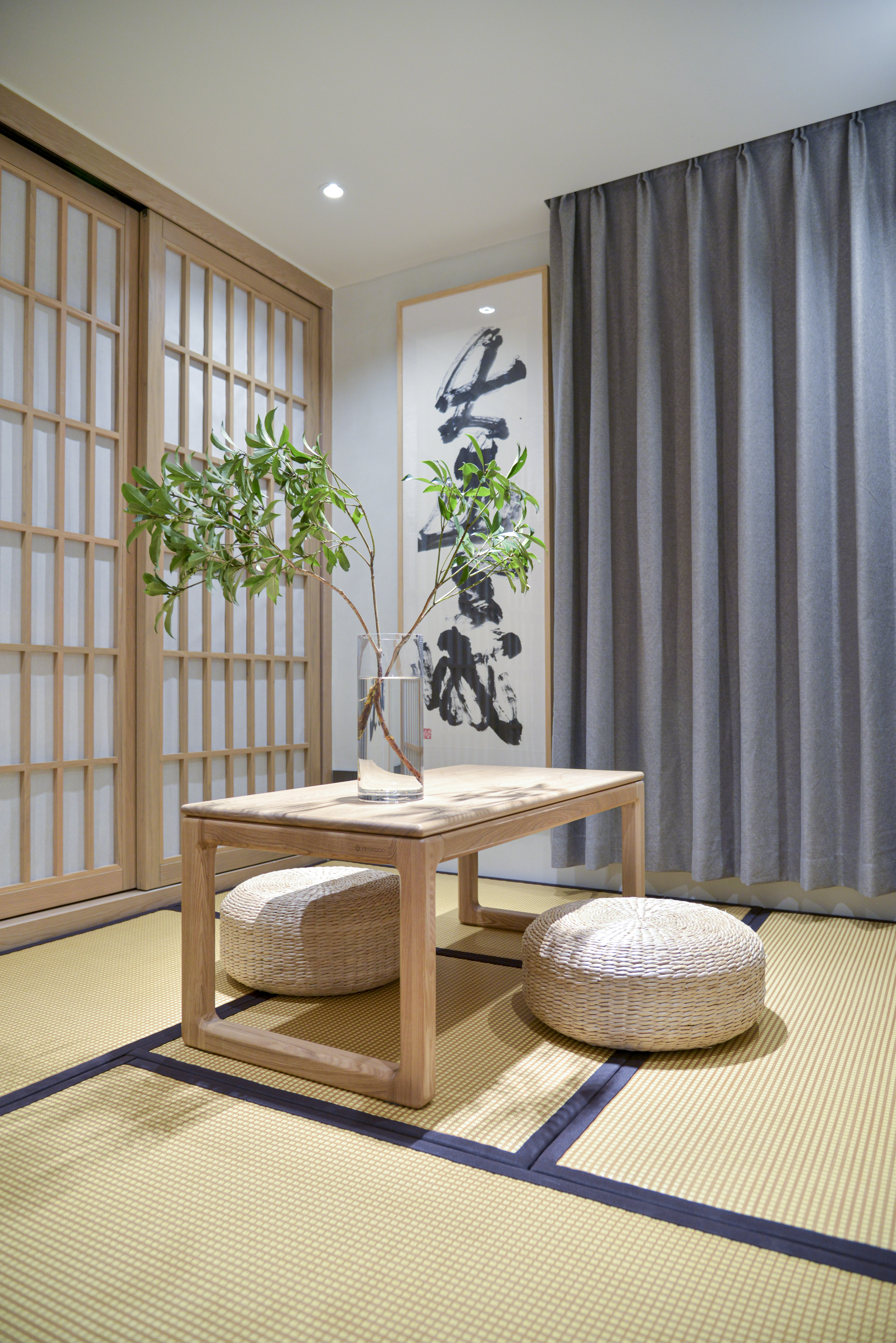 Modern; Living room, dining room; Landscape;，