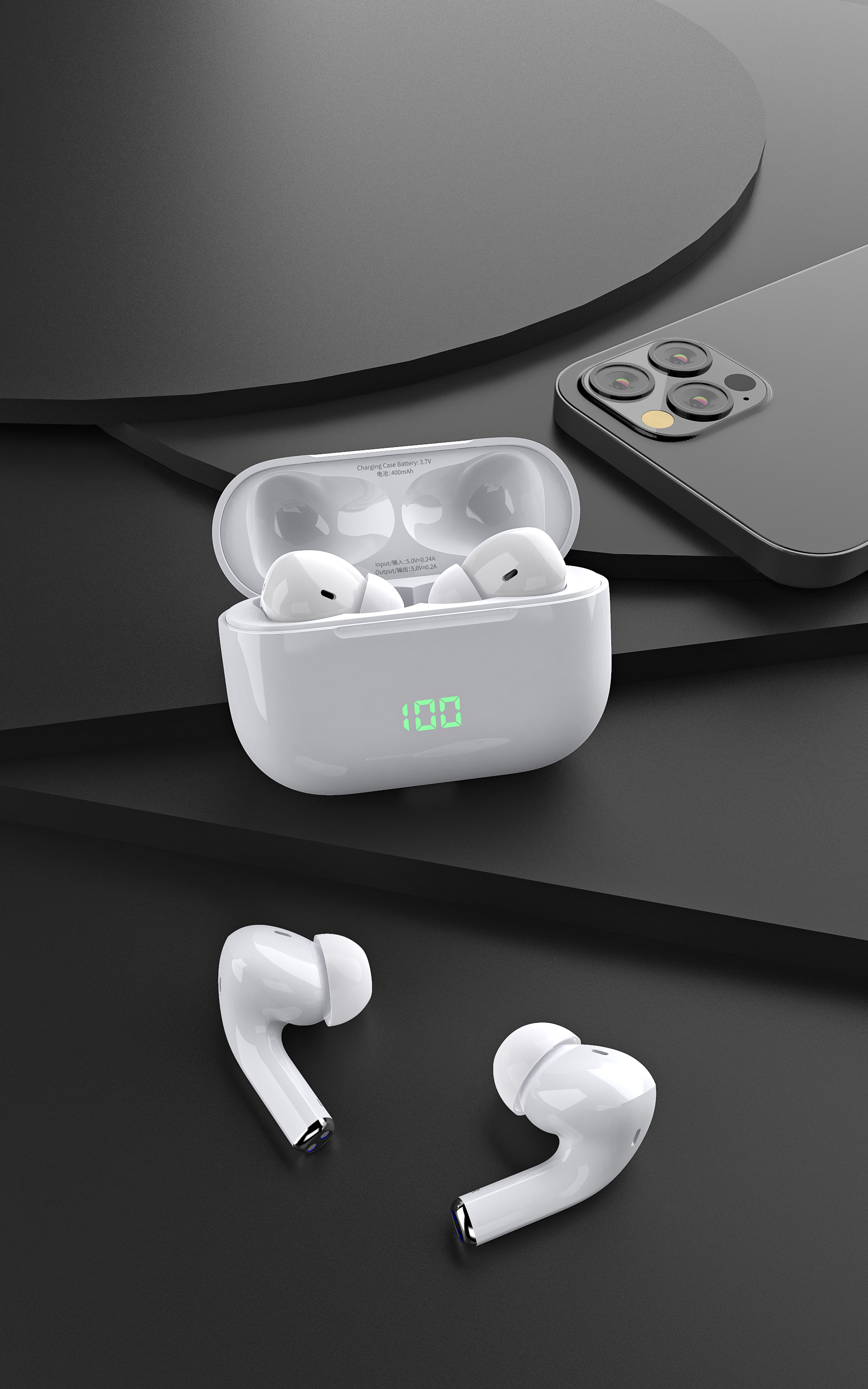 Daryou，Bluetooth headset，wireless，Lightweight，