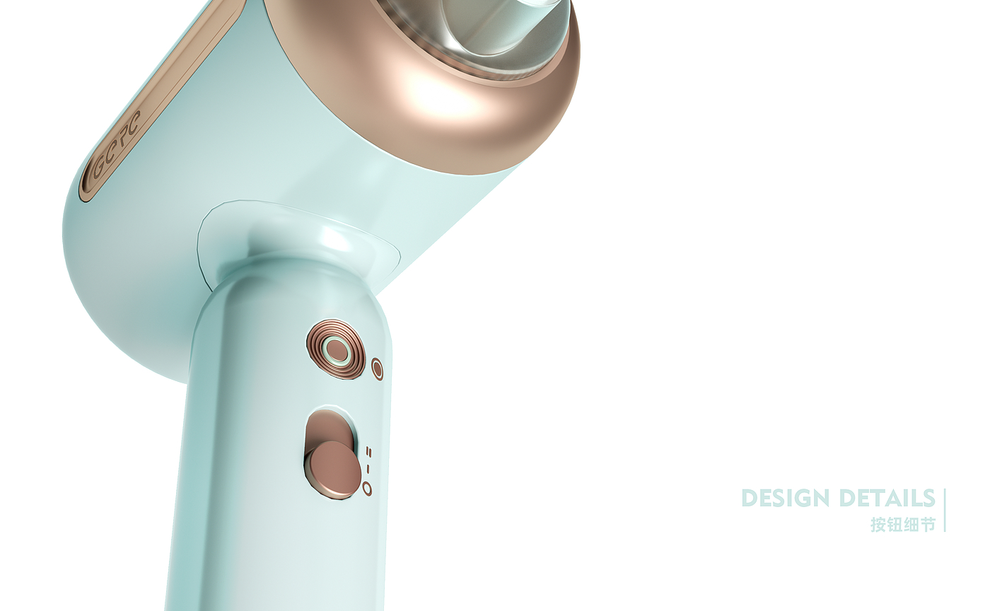 Grey design，hair drier，product design，Home appliance design，Retro，science and technology，