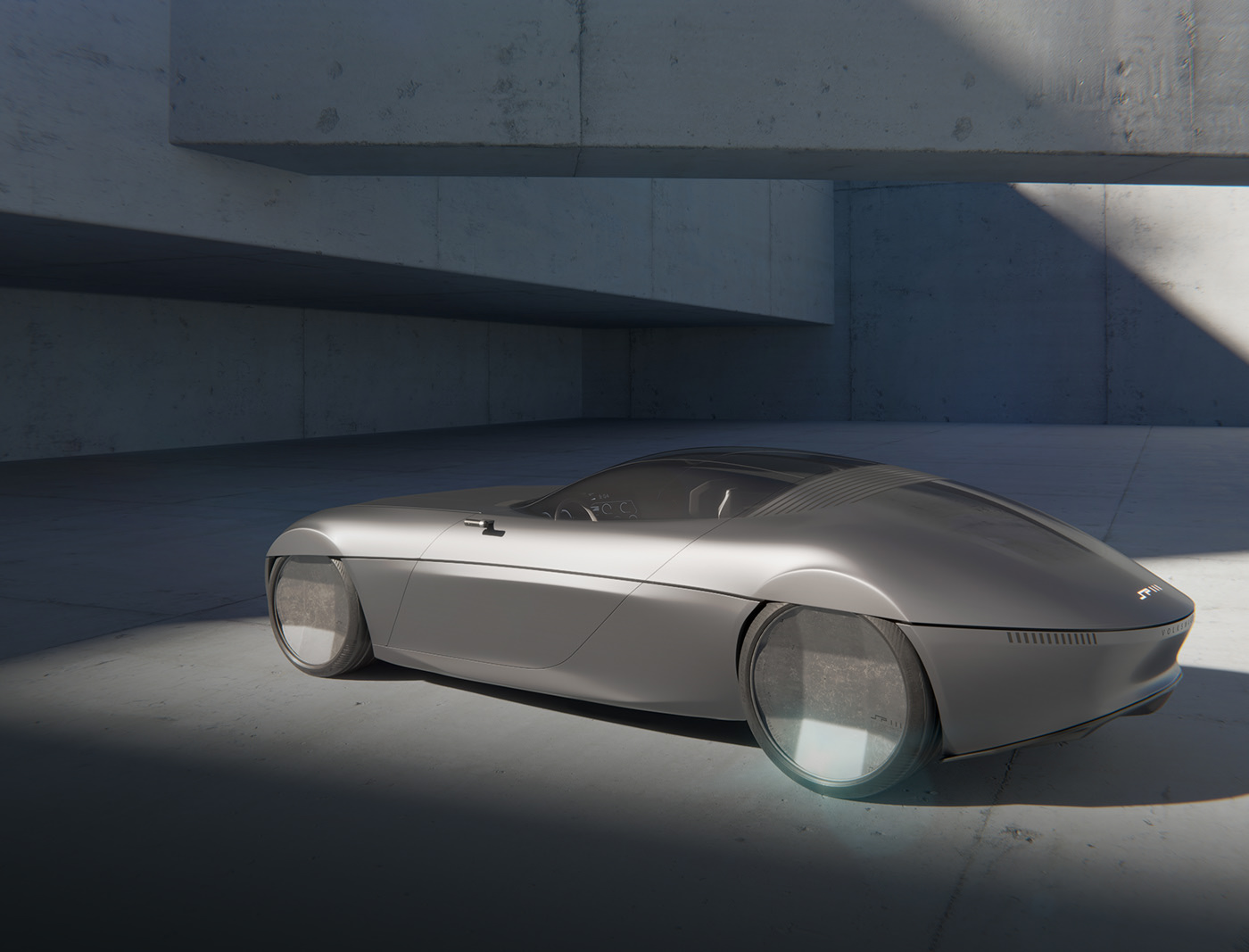 Side view，3D model，public，SP III，Automobile design，