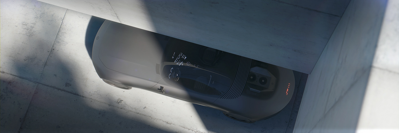 Side view，3D model，public，SP III，Automobile design，