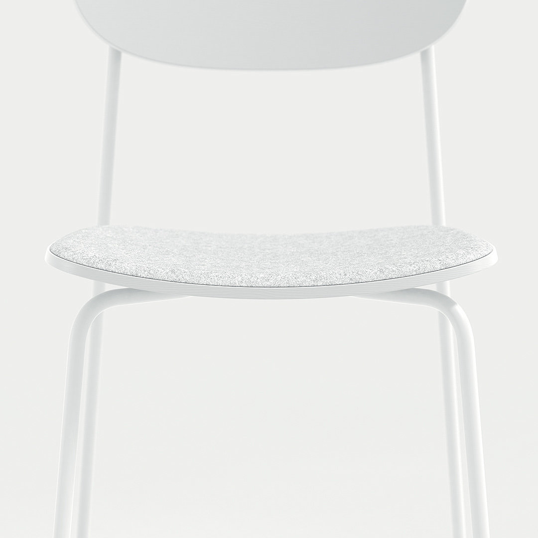Solito，Plywood，PET Felt Pad，chair，