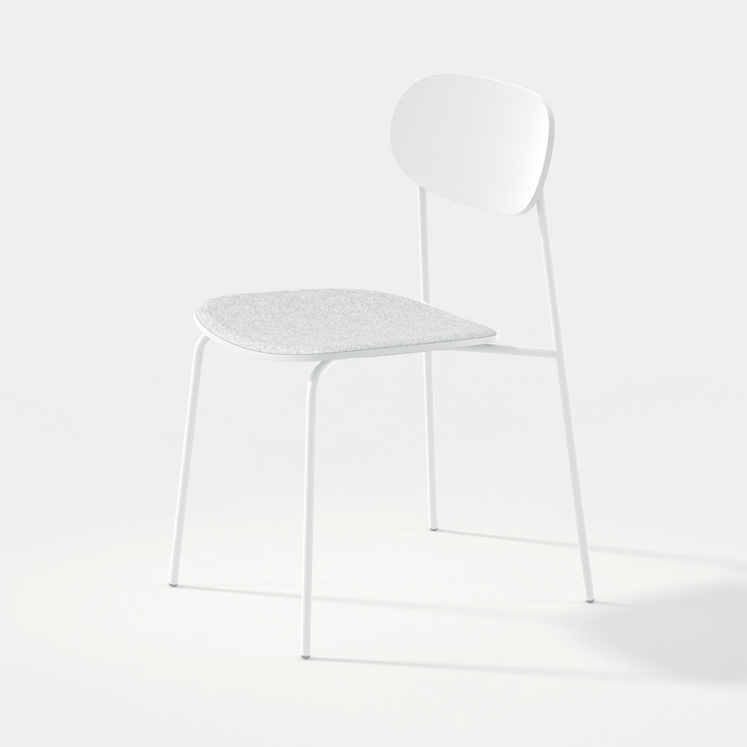 Solito，Plywood，PET Felt Pad，chair，