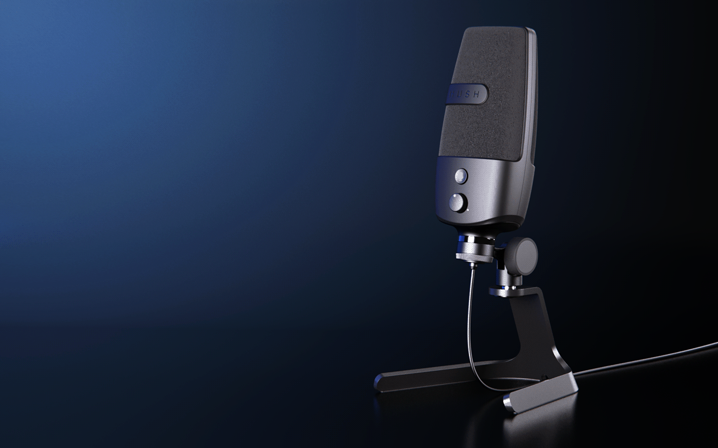 Microphone，voice，conceptual design，industrial design，product，black，