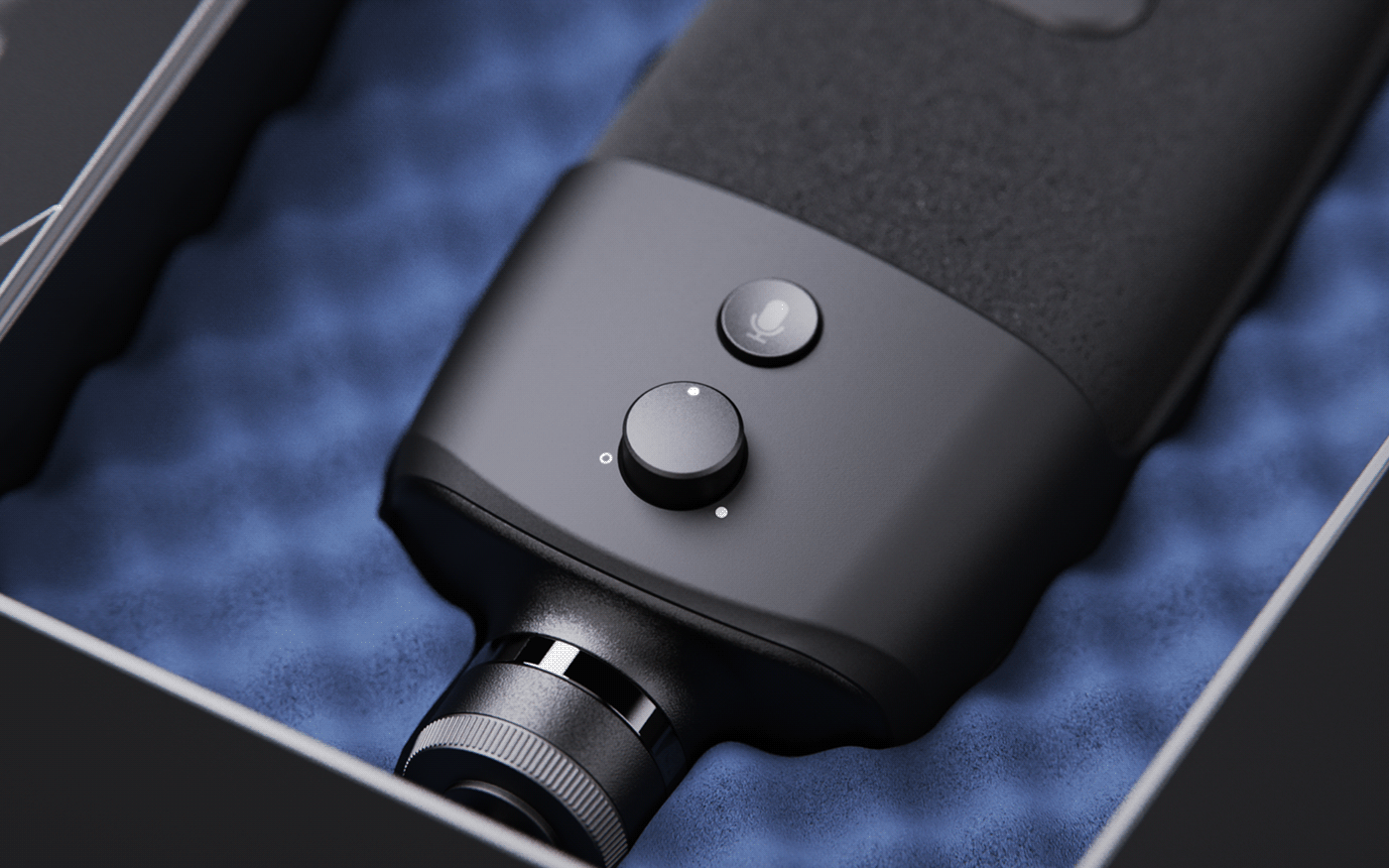 Microphone，voice，conceptual design，industrial design，product，black，