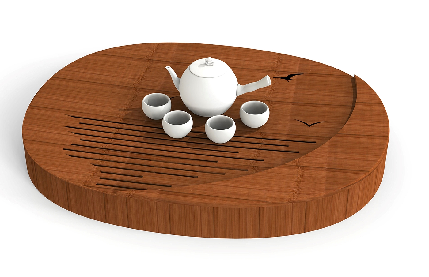 tea tray，